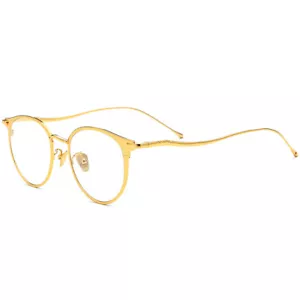 Monturas de gafas vintage de titanio puro hombre mujer diseñador gafas RX 48-21-150 - Imagen 1 de 20