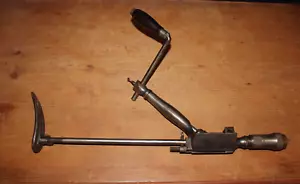 Antik Millers Falls Eckstrebebohrer 1890 Patent Sammler Holzbohrung - Bild 1 von 3