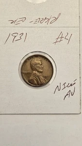 LOTE #4 CENTAVOS LINCOLN SEMILLAVE 1931 DETALLES AU NÍTIDOS DETALLES 1931-P - Imagen 1 de 3