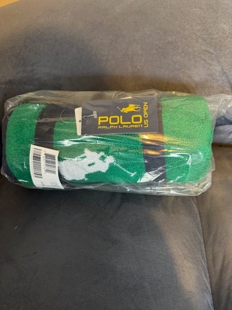 Nuevo Polo Ralph Lauren Toalla Jugador US Open Tenis 2025 Fechado en Cancha en Paquete Foto 1 de 1