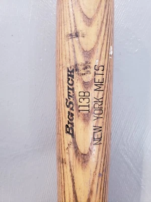 Bate de béisbol vintage Rawlings Adirondack 302 BIG STICK anillo profesional NEW YORK METS Foto 1 de 4