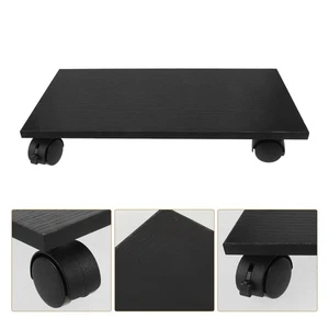 Computer Host Bracket Cpu Case Stand with Wheels Holder under Desk - Afbeelding 1 van 12