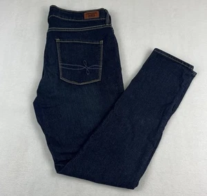 Denizen By Levi’s Womens Modern Skinny Mid Rise Dark Blue Denim Jeans Size 10 M - Picture 1 of 13