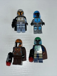 LEGO Star Wars Mandalorian Minifigure Bundle 75267 sw1077 sw1078 sw1079 sw1080 - Picture 1 of 11