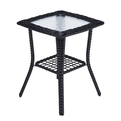 Indoor Outdoor Side Table Garden Patio End Table Weather Resistant for Lawn Yard Foto 1 de 4