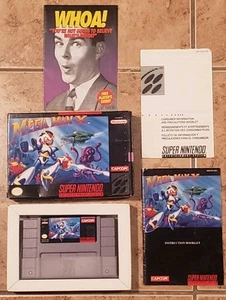 Mega Man X (SNES, 1994) Super Nintendo CIB Box/Game/Manual Complete Authentic - Picture 1 of 19
