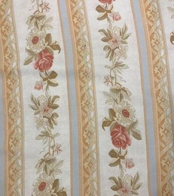 NEW Ralph Lauren LAMBERT STRIPE 100% Cotton Sateen Designer Fabric Remnants - Image 1 of 2