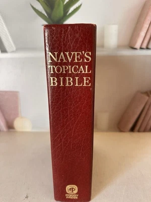 Nave's Topical Bible by Billy Graham; HC Acc Moody 1974 - Image 1 of 4