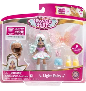"Muñeca Royale High Serie 2 Light Fairy 3"" con accesorios de moda y código virtual nueva" - Imagen 1 de 9