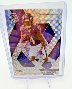 Mosaico de fútbol americano Zay Flowers 2025 Panini Silver Mosaic Prizm #126 NFL Ravens - Imagen 1 de 2