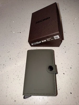 Secrid Slimwallet in Matte GREEN-BLACK - Image 1 of 3