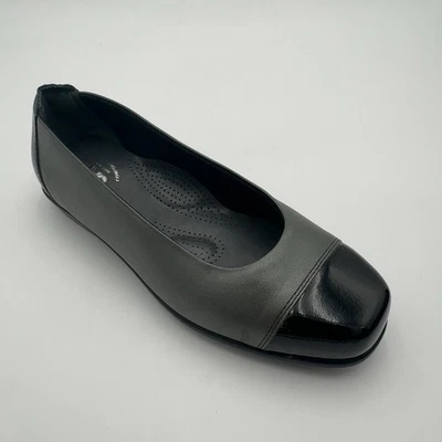 Vestido plano SAS Coco-M genuino cómodo sin cordones para mujer, grafito, talla 8,5 WW Foto 1 de 4