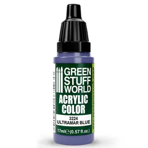 Pintura Acrílica Color Green Stuff World - AZUL ULTRAMAR 17 ml - Imagen 1 de 2