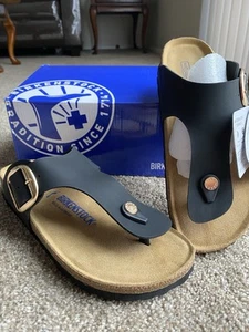Birkenstock Gizeh Women's Sandal - Black - Picture 1 of 4