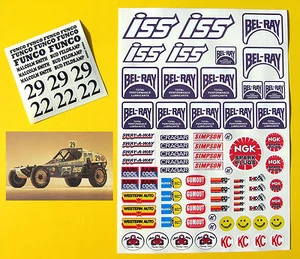 RC Vintage retro 'BEL-RAY BULLET'  Decals stickers Rough Rider BAJA Scorcher  - Picture 1 of 1