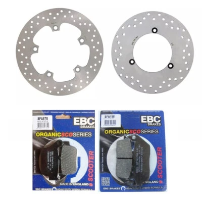 Disques de Frein Plaquettes Yamaha X Max 250 2014 2015 2016 avant Arrière - Photo 1/4