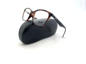 Nuevas Monturas Ray-Ban Tortuga Oscura Unisex RB 7066 5847 52 17 140 Anteojos - Imagen 1 de 10