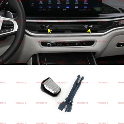 ✨Dashboard Middle A/C Air Vent Outlet Knob w/ Bracket For BMW X5 X6 X7 2023-25 - Image 1 of 4