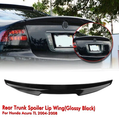 Rear Trunk Spoiler Lip Wing Roof Lid For Honda Acura TL 2004-2008 Gloss Black — 第 1/4 张图片