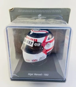 NIGEL MANSELL 1992 WILLIAMS RENAULT FORMULA 1 MINI HELMET (SCALE 1:5) - Picture 1 of 5