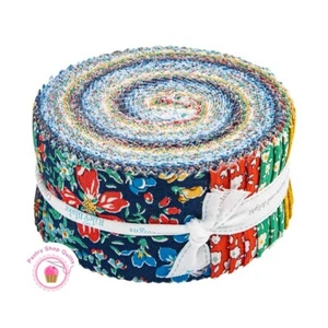 Riley Blake LIBERTY COLLECTORS H Jelly ROLIE POLIE 40 2.5" strips Quilt FABRIC - Picture 1 of 7