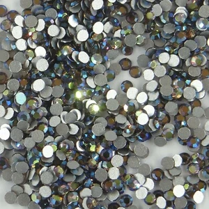 SS5 PR STX*** 50 strass PRECIOSA fond plat SS5 (1,8omm) SMOKED TOPAZ AB - Picture 1 of 4