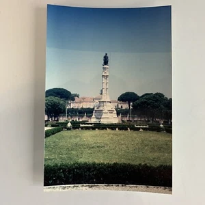 Foto real fotografía vintage color viaje internacional jardines estatua - Imagen 1 de 2
