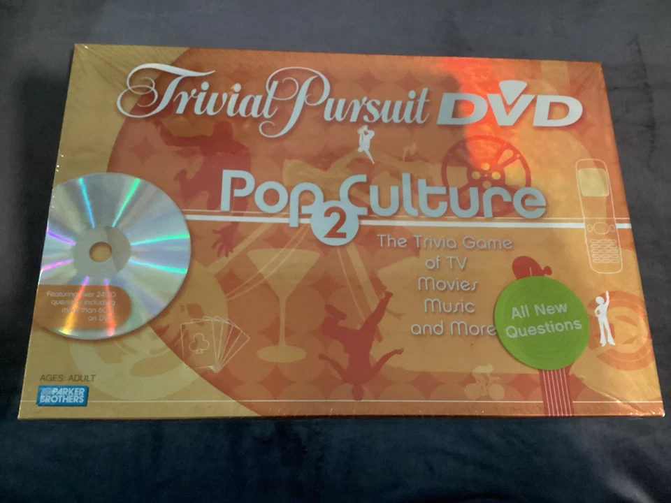 Trivial Pursuit DVD Pop Culture 2 Trivia Game New & Sealed - Image 1 of 4