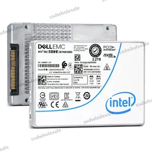 DELL 014NHK Intel P4610 Series 3.2TB SSD 2.5'' NVME U.2 PCIe SSDPE2KE032T8T New - Picture 1 of 6