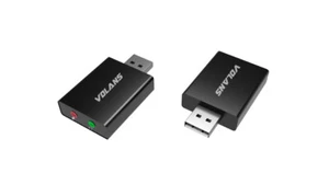 Volans USB to Audio Adapter for Microphone & Headphones - Photo 1/2
