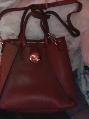 Roberto Cavalli Women's Leather Shoulder Handbag Tote Bag — 第 1/4 张图片