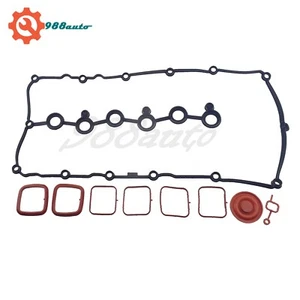PCV Engine Valve Cover 2 Piece Intake manifold gasket set For VW Audi 3.6L New - Picture 1 of 10