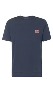 Oakley Men's Shirt Medium Blue USA Flag Patriotic Hydrolix New c6 - Picture 1 of 9