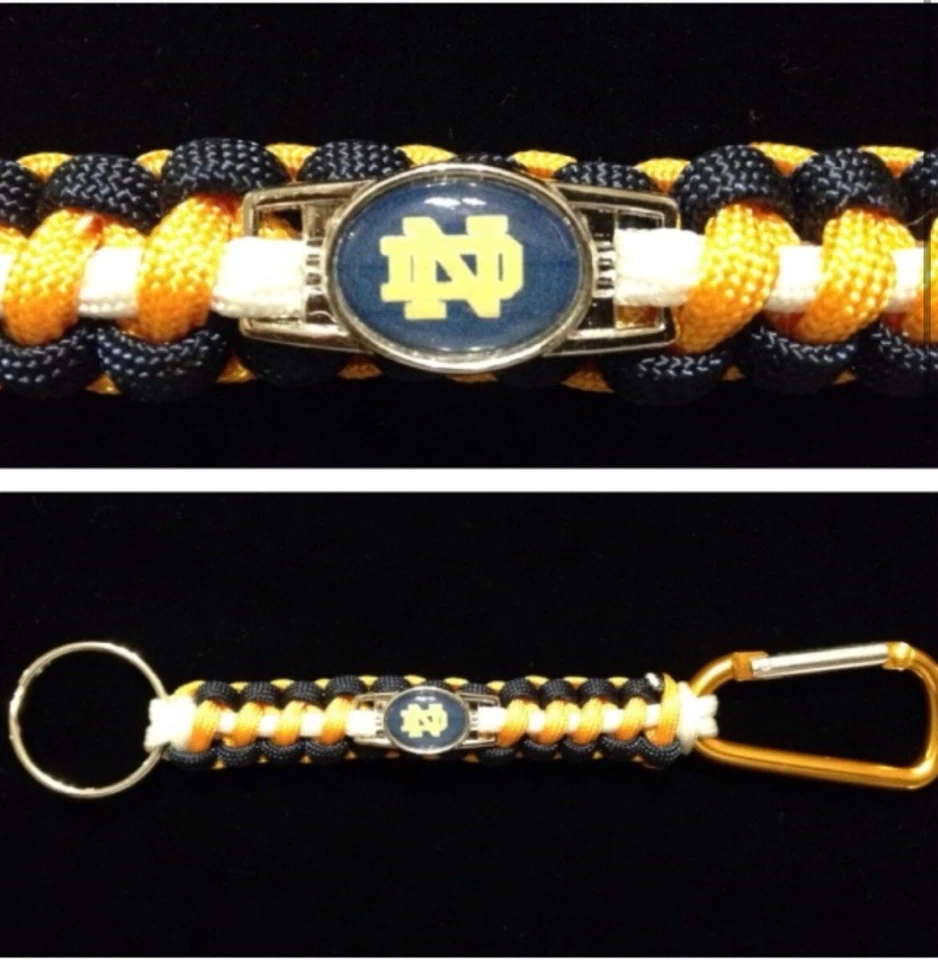 Notre Dame Fighting Irish Inspired Survival Keychain - Image 1 of 1