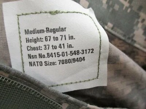 NEW US ARMY ISSUE COMBAT UNIFORM TOP FRACU FLAME RESISTANT SHIRT DIGITAL CAMO - Picture 1 of 16