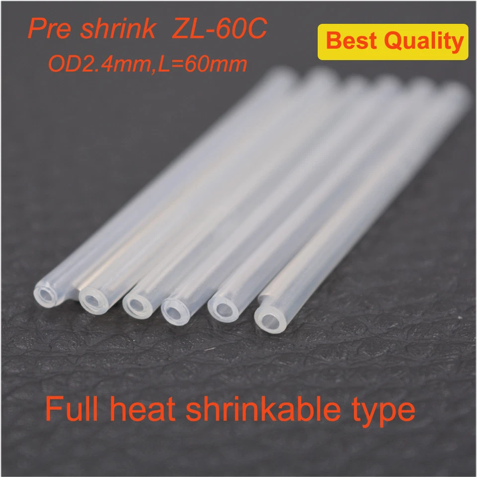 2500pcs φ2.4 mm Pre-Shrunk Fiber Optic Fusion Splice Protector Sleeve 60mm - Image 1 of 4