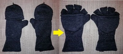 Handschuhe Fingerlingshandschuh / Fausthandschuh Kombination Gr. 6,5 - Bild 1 von 4