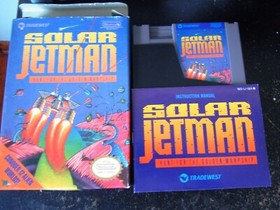 CIB Solar Jetman Hunt for the Golden Warpship Nintendo Entertainment NES 1990