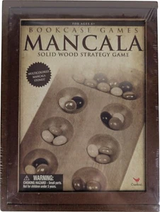 *NEW* Bookcase Games MANCALA Solid Wood Strategy Game by Cardinal Games - Picture 1 of 2
