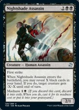 Nightshade Assassin Time Spiral Remastered Magic MTG Creature CARD 1x (128/289)