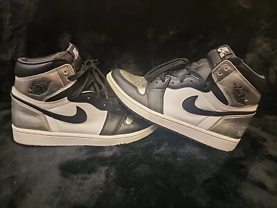 Nike Air Jordan 1 High OG Metálico Plateado Tenis Zapatos CD0461-001 Talla 10 Foto 1 de 4