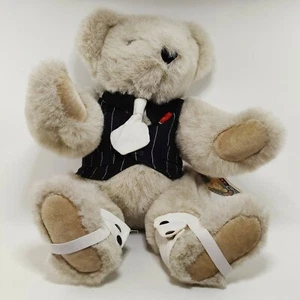 Vermont Teddy Bear 1994 Light Brown Moveable Joints Outfit Vintage - Picture 1 of 7