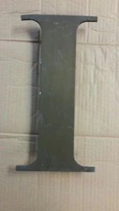 Letter I Heavy Metal Wall Sign - Picture 1 of 4