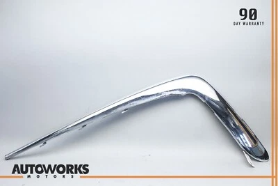 98-03 Jaguar XJ8 XJR Vanden Plas X308 parachoques trasero derecho hoja moldura cromo OEM Foto 1 de 4