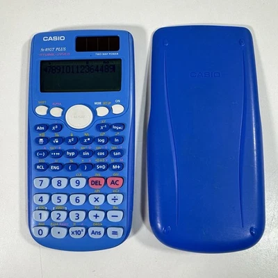 Casio fx-85GT Plus Scientific Calculator 2 way Power Blue - Fully Working - Image 1 of 4
