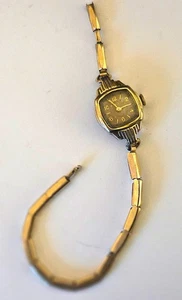 Vintage Bulova Damenuhr 10K Walzgold Plate Bezel - Bild 1 von 2
