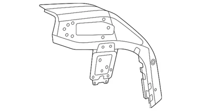 Genuine Audi Rear Pillar 4M8-809-330-A - Image 1 of 2