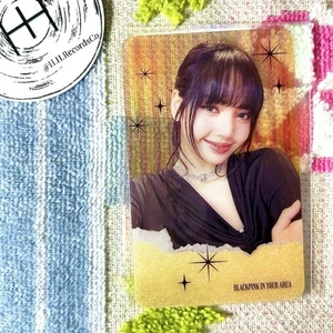 Blackpink Lisa Transparent Photocard Authentic Korea Kpop Photo Card W/ Sleeve - Picture 1 of 2