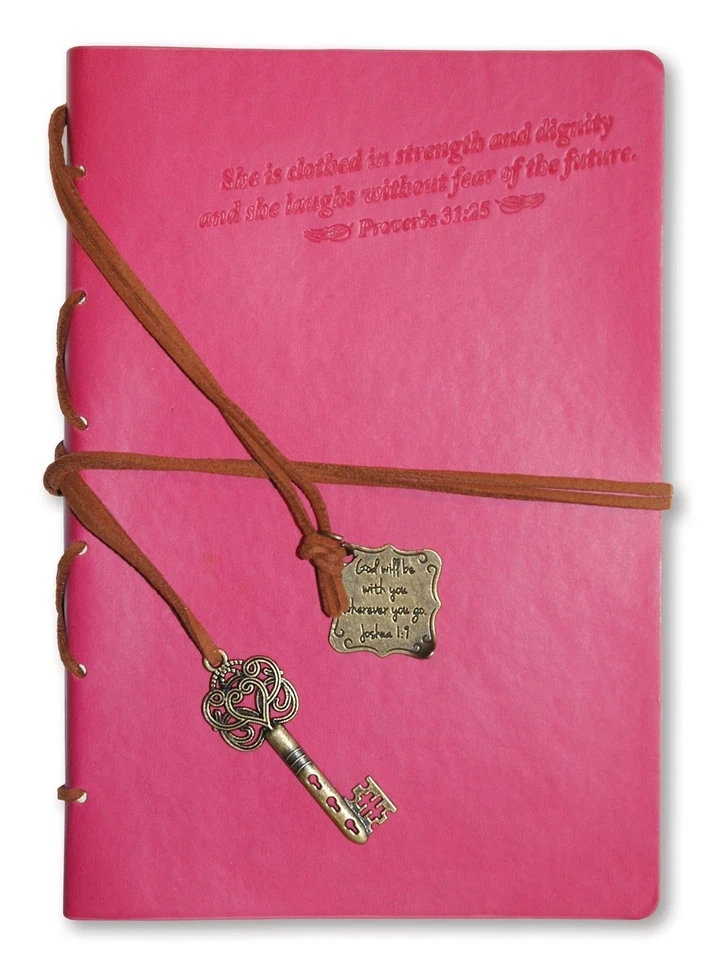 Divinity Boutique Journal with Pink Key Charm, Proverbs 31 (22876) - Image 1 of 1
