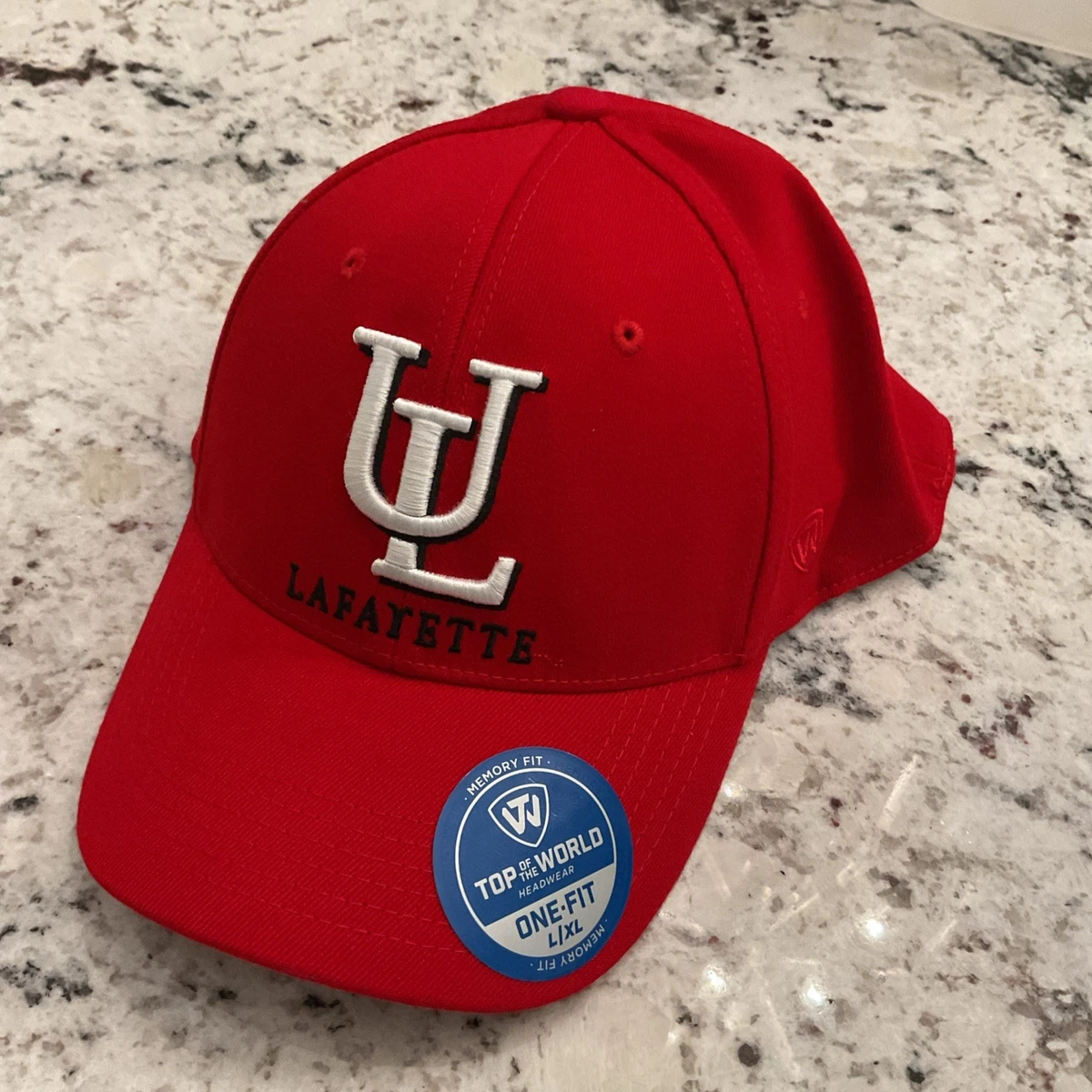 University Of Louisiana Lafayette Ragin Cajuns Baseball Hat - Adjustable Distressed Cotton Cap With Leather Strap 7 thumbnail image